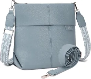 MYHOZEE Crossbody Purses for Women, Cross Body Bags with Two Straps Leather Shoulder Bag Trendy Handbags
