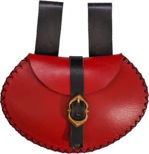 Mythrojan Medieval Viking Leather Belt Pouch LARP Renaissance Waist Bag