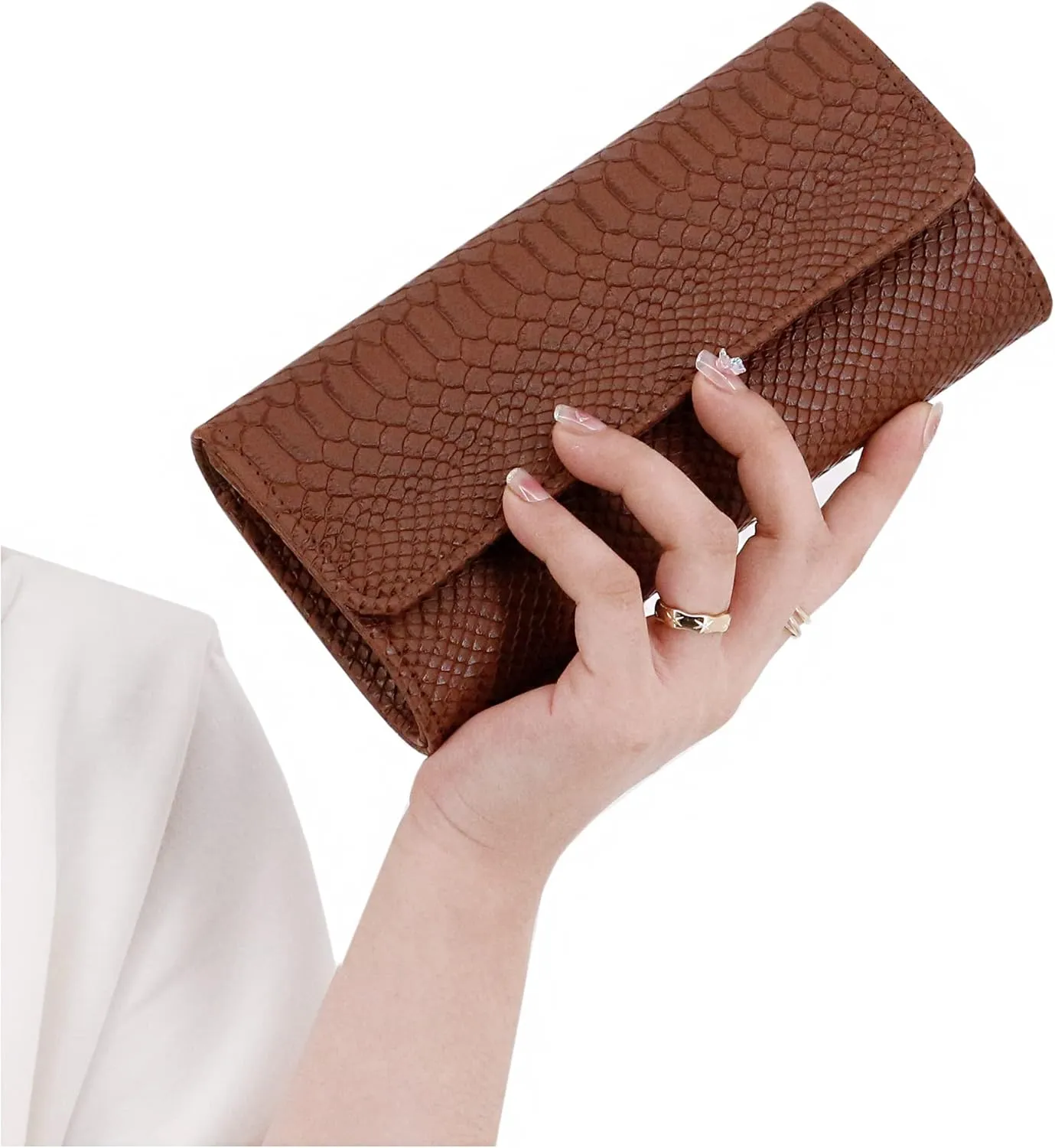 Naimo Flap Dazzling Small Clutch Bag Evening Bag With Detachable Chain