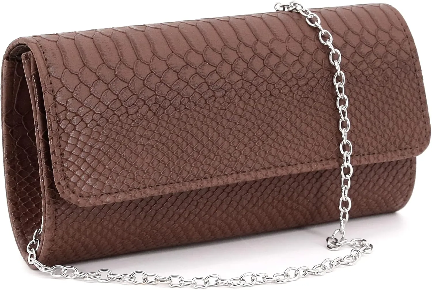 Naimo Flap Dazzling Small Clutch Bag Evening Bag With Detachable Chain
