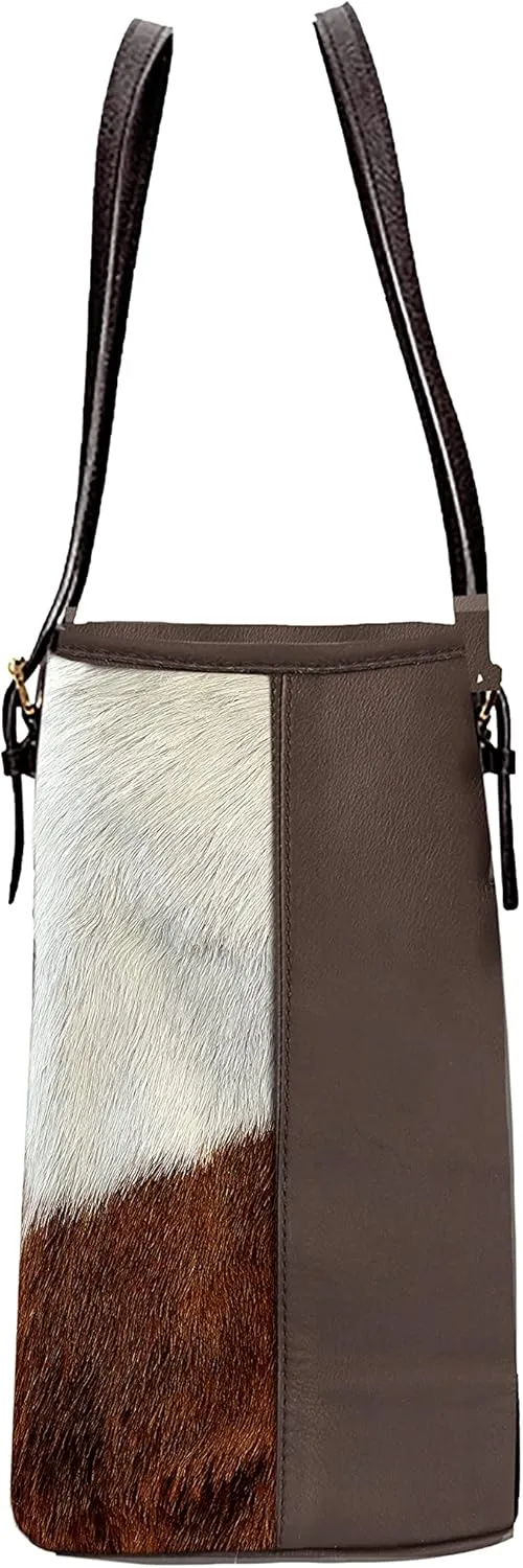 Natural Cowhide Tote Bag for Women