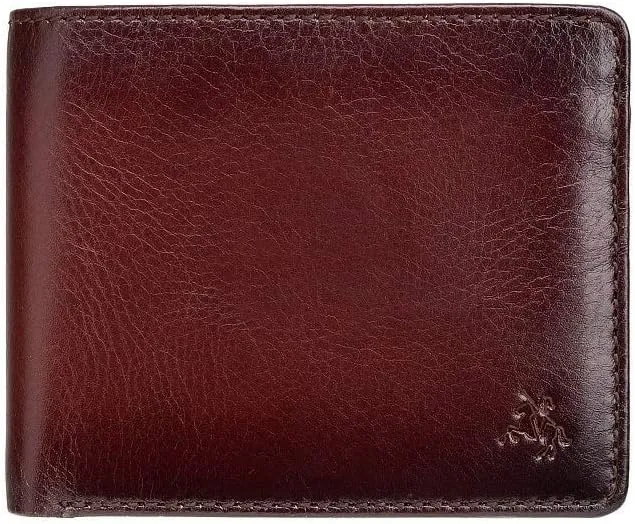 New Gents High End Visconti Atelier Burnished Leather Wallet RFID Blocking Tap 'n' Go Technology (Burnish Tan Arthur AT-60)
