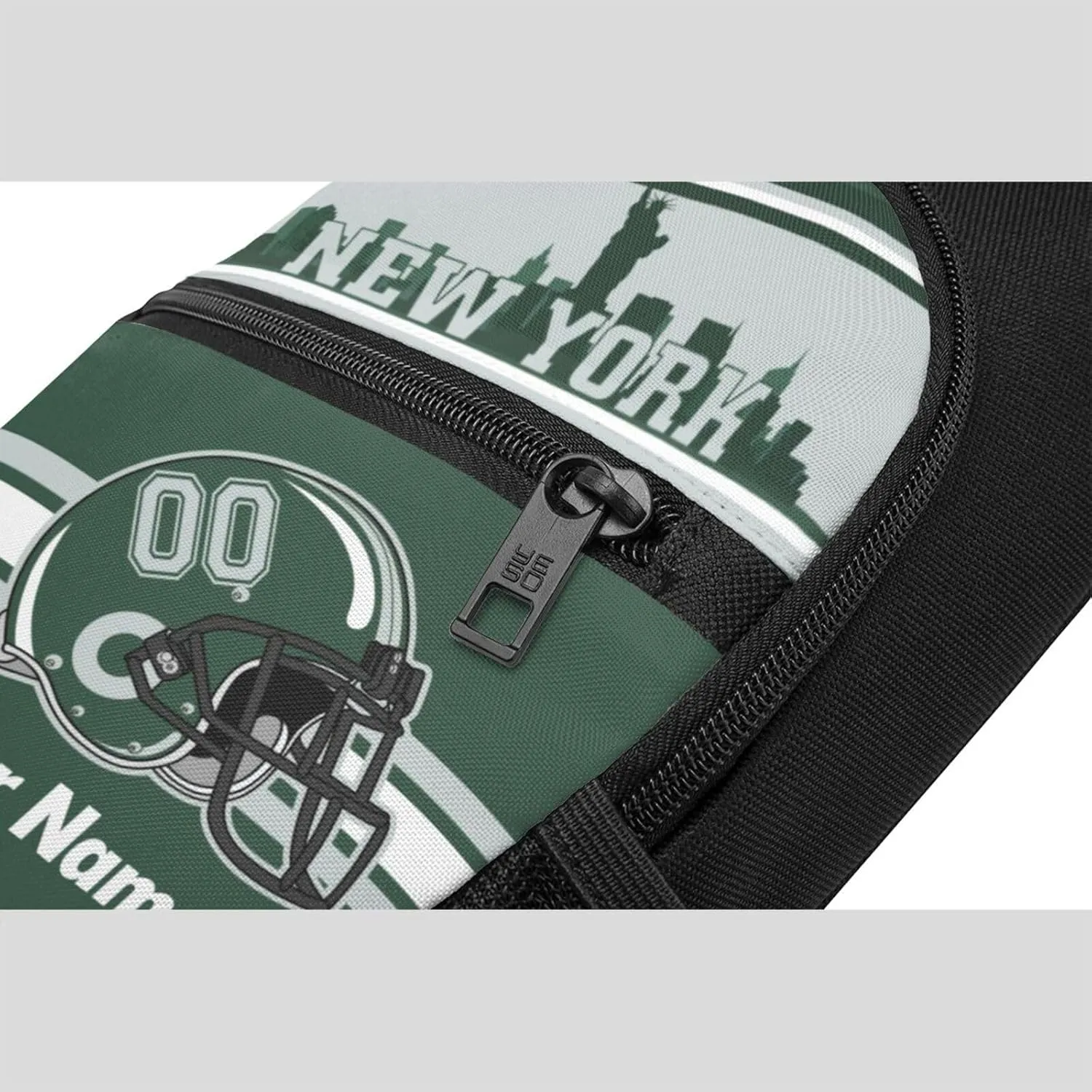 New York Sling Bag,Custom Crossbody Sling Backpack With Name/Number,Personalized Cross Chest Bags,Sling Shoulder Backpack Daypack For Men Women Travel Outdoor