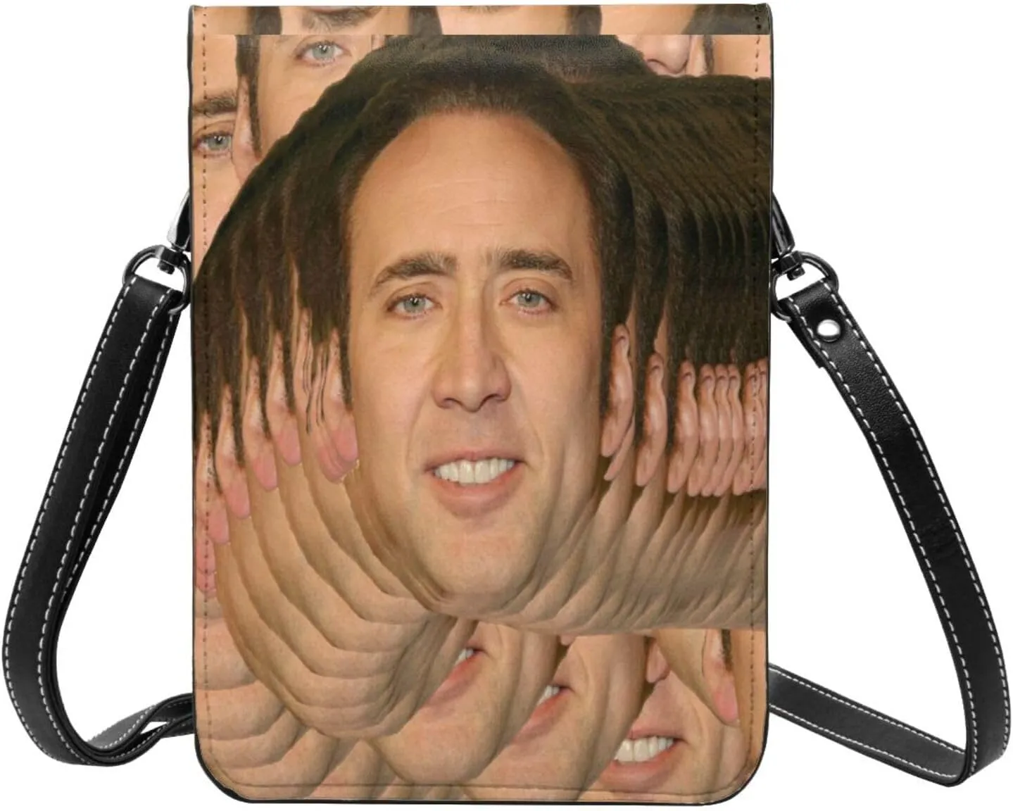 Nic-olas Cage Cell Phone Purse Crossbody Bag for Outdoor Travel Sports Camping Hiking Shoulder Bags