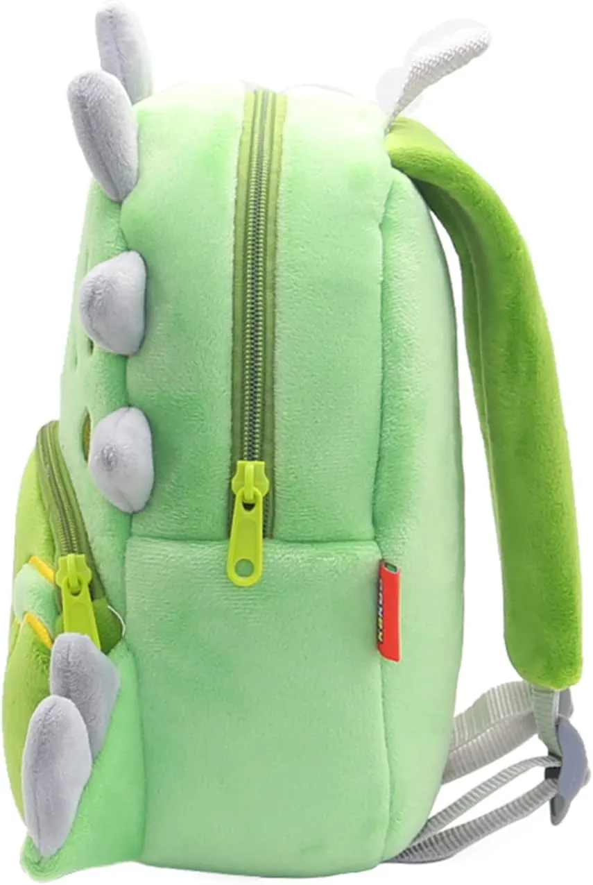 NICE CHOICE Cute Toddler Backpack Toddler Bag Plush Animal Cartoon Mini Travel Bag for Baby Girl Boy 2-6 Years(Cute Dinosaur)