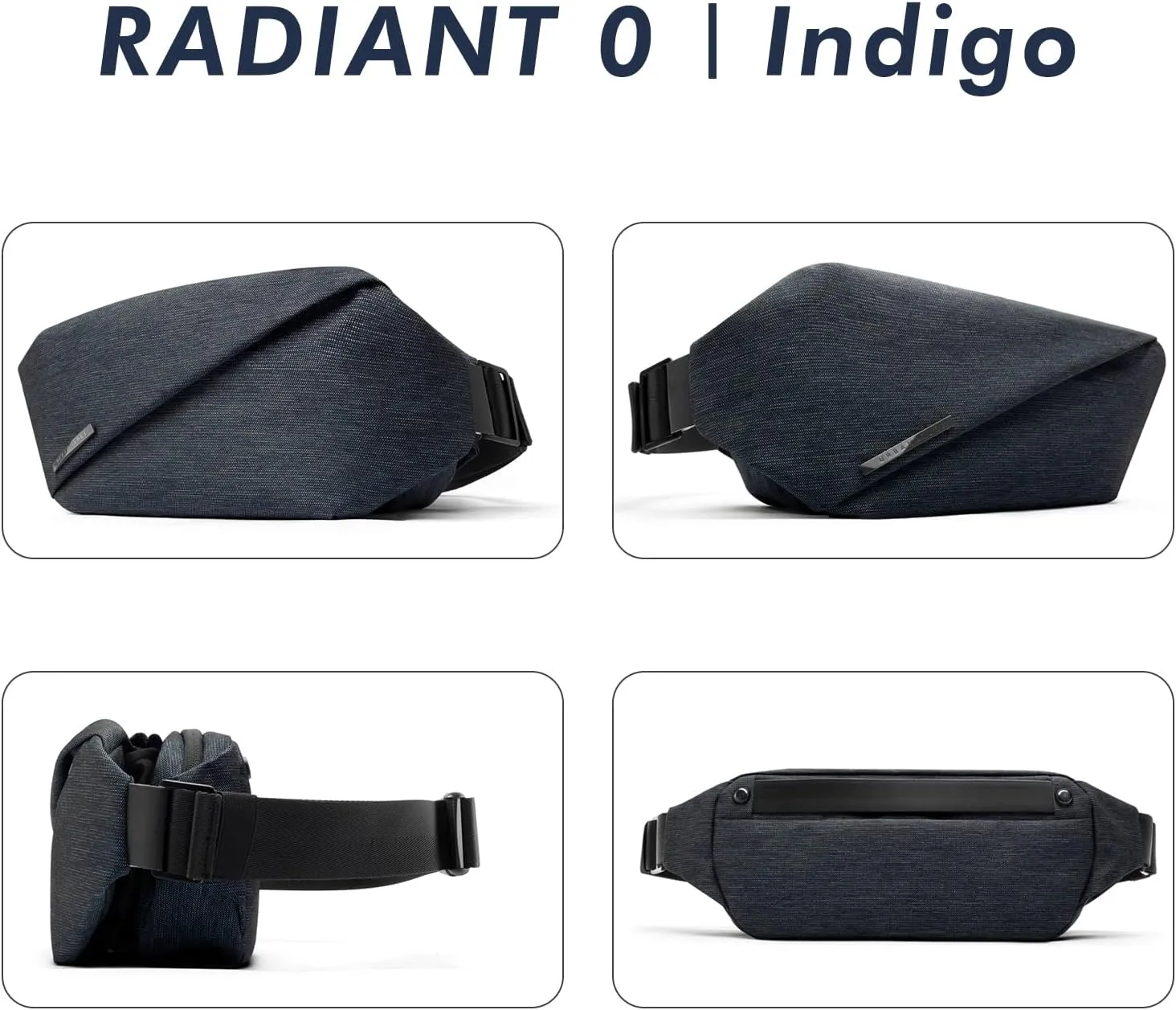 NIID-R0 Sling Bag: Multipurpose Chest Bag for Men & Women - Crossbody, Shoulder, Fanny Pack for Travel, Gym, Cycling