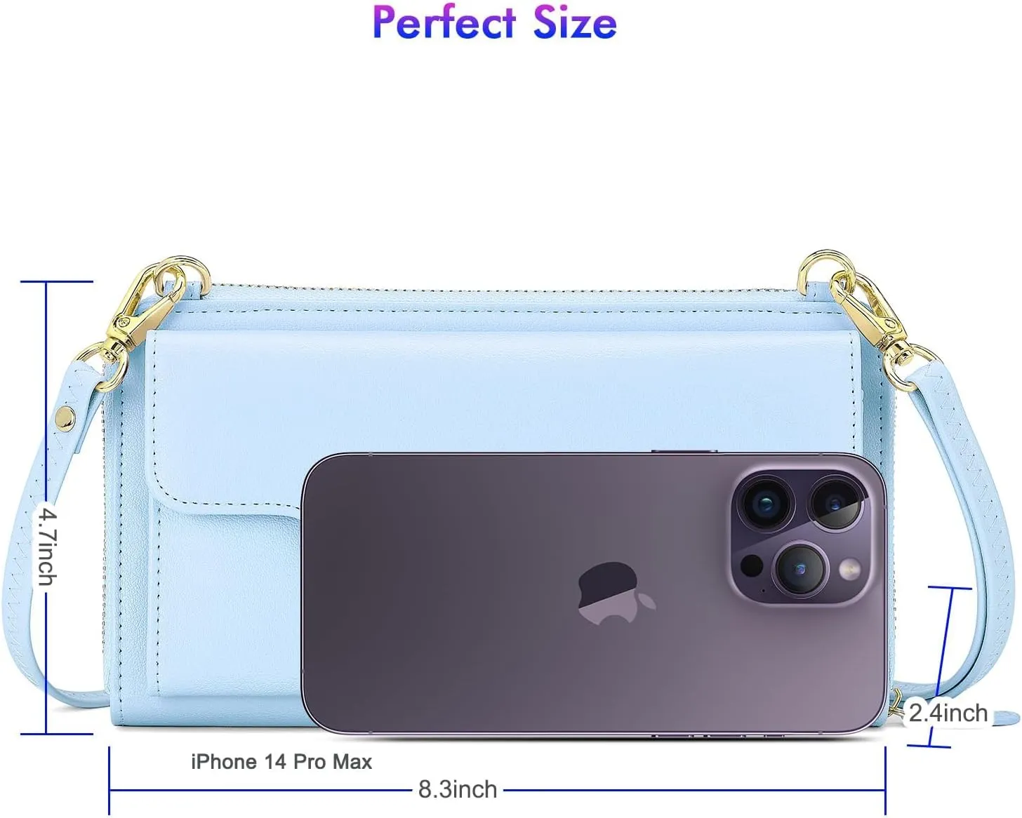 nuoku Crossbody Bags, Wristlet Wallets, Small Clutch Purses - Cell Phone & RFID Wallet for Women
