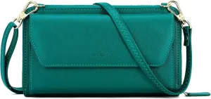 nuoku Wallets for Women Credit Card Slots with RFID Blocking Large Capacity Wristlet