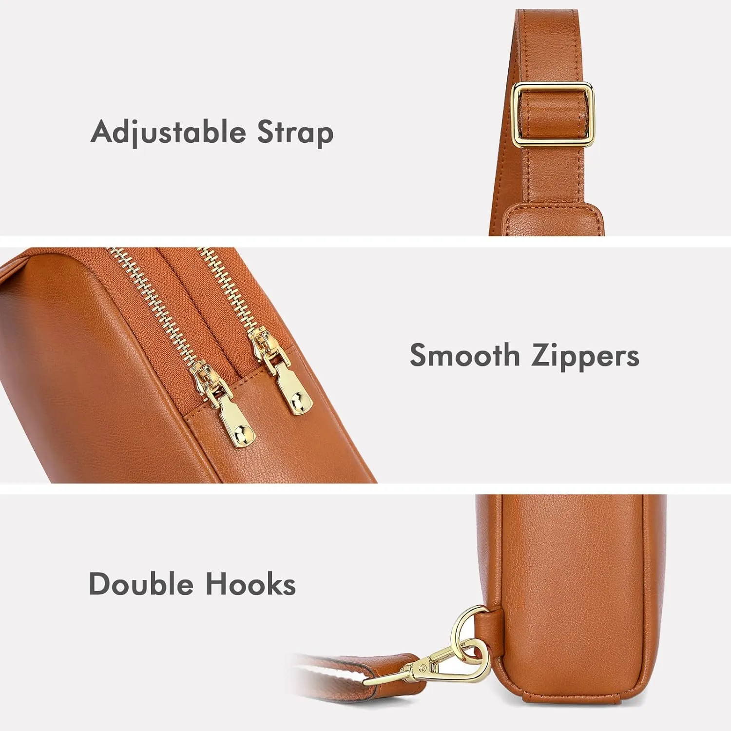 nuoku Women's Crossbody Sling Bag - Small RFID Wallet & Cell Phone Pouch