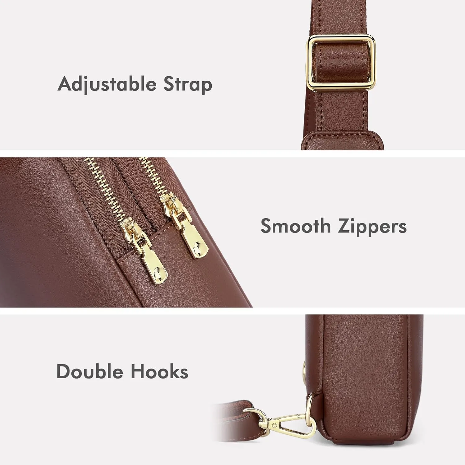 nuoku Women's Crossbody Sling Bag - Small RFID Wallet & Cell Phone Pouch
