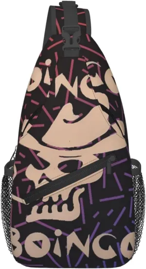Oingo Music Boingo Small Crossbody Backpack Sling Bag For Men Women Mini One Shoulder Chest Bags Gym Sport Travel Hiking Daypack