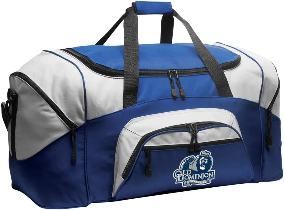 Old Dominion University Duffel Bag LARGE ODU Suitcase or Gym Bag for Men Ladies Him or Her!