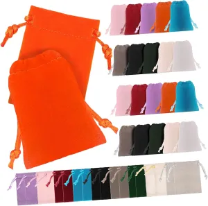 ORFOFE 40Pcs Drawstring Jewelry Bags Multi Function Bags for Festivals Weddings and Present Supplies Portable Candy and Jewelry Pouches