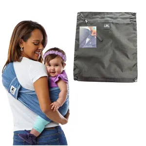 Original Baby K'tan Baby Carrier: #1 Easy Pre-Wrapped, Soft, Slip-On, No Rings, No Buckles | The Best Hands Free Infant Wrap for Newborn to Toddler up to 35lb (See Size Chart)   Wet Bag
