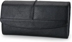 ORIREAL Wallets for Women Large Capacity Leather Clutch Wallet Card Organizer Women's Purse