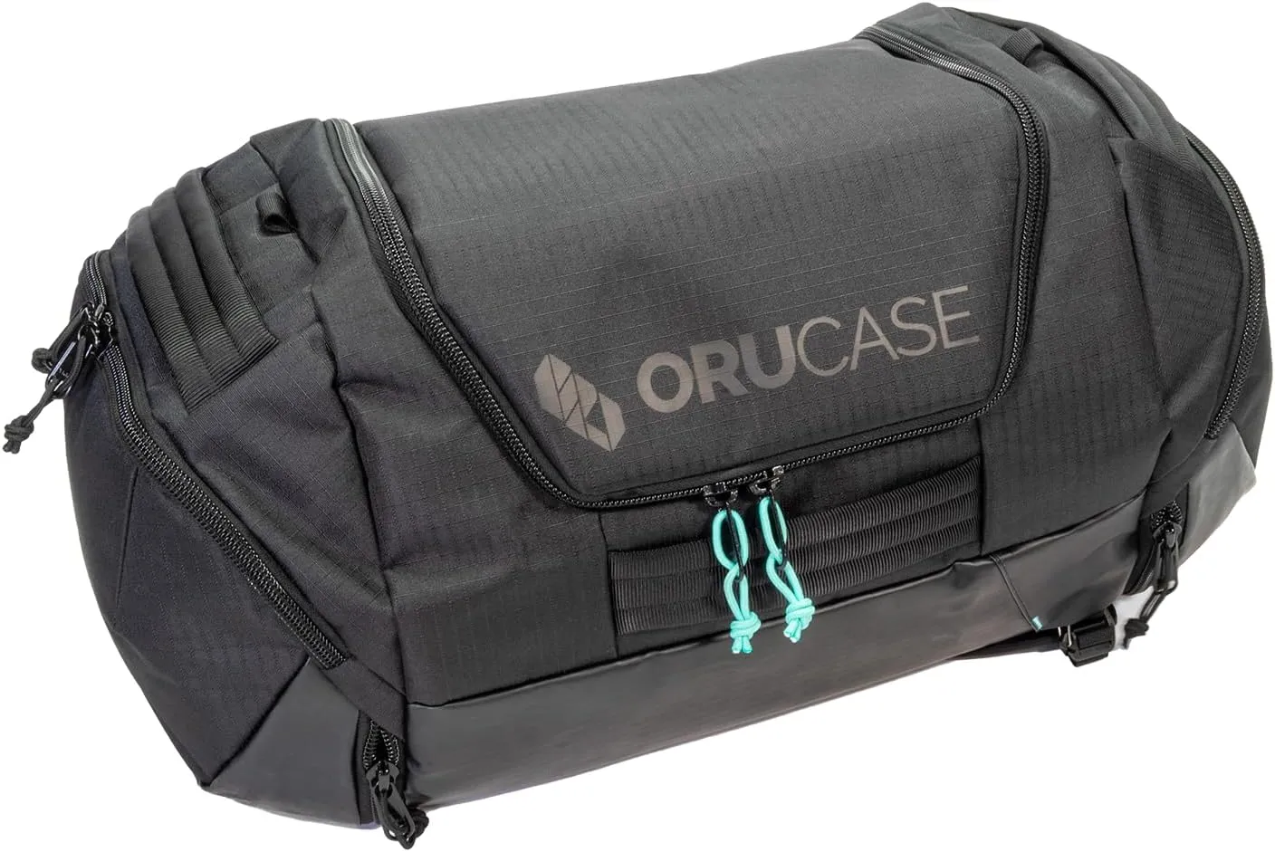 Orucase Janus Duffel Backpack for Cyclists - Gym Duffle Bag for Men & Women with Straps - Water Resistant Duffle Backpack for Travel - 40 L - Black