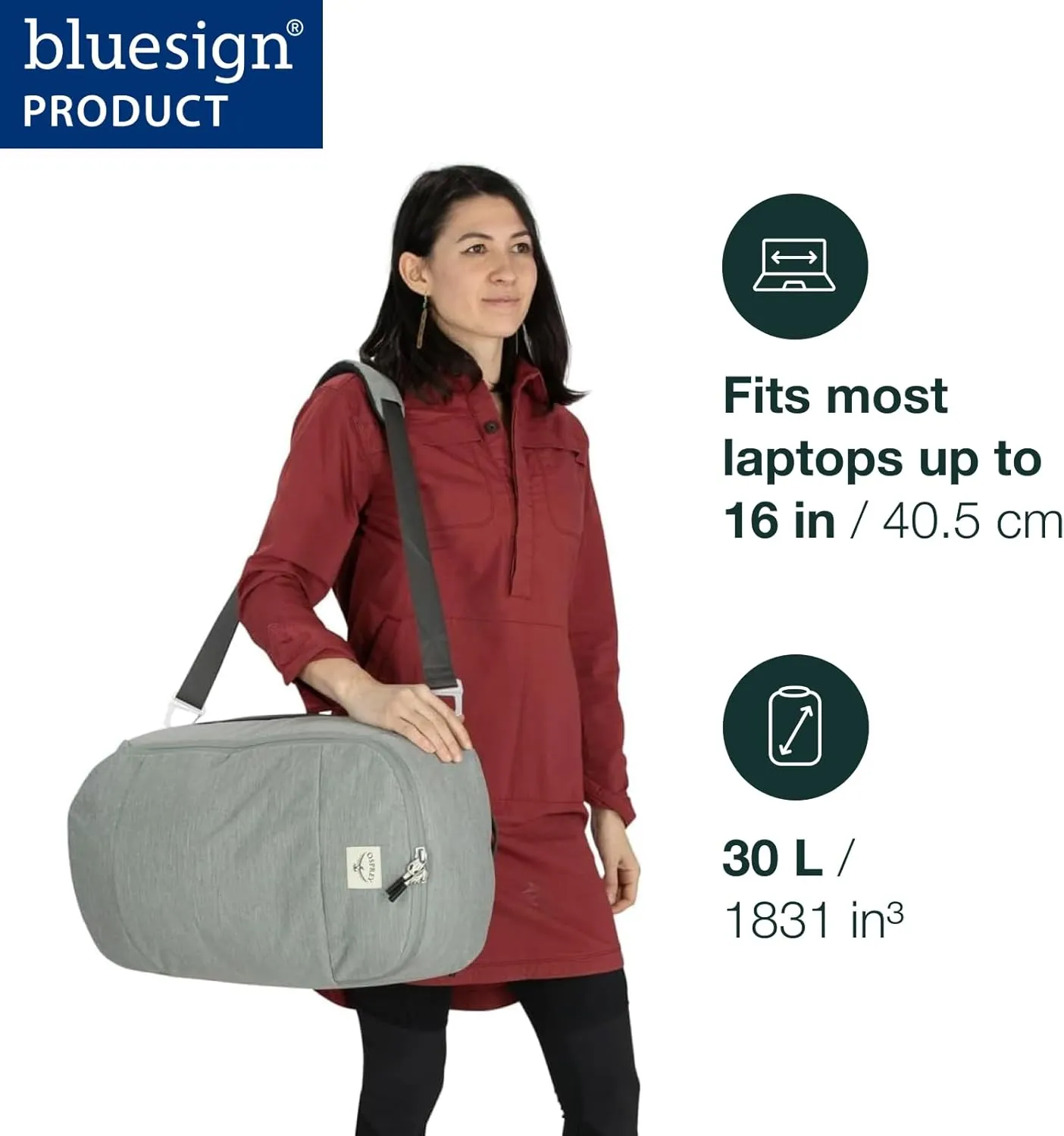 Osprey Arcane Duffel Bag, Stargazer Blue