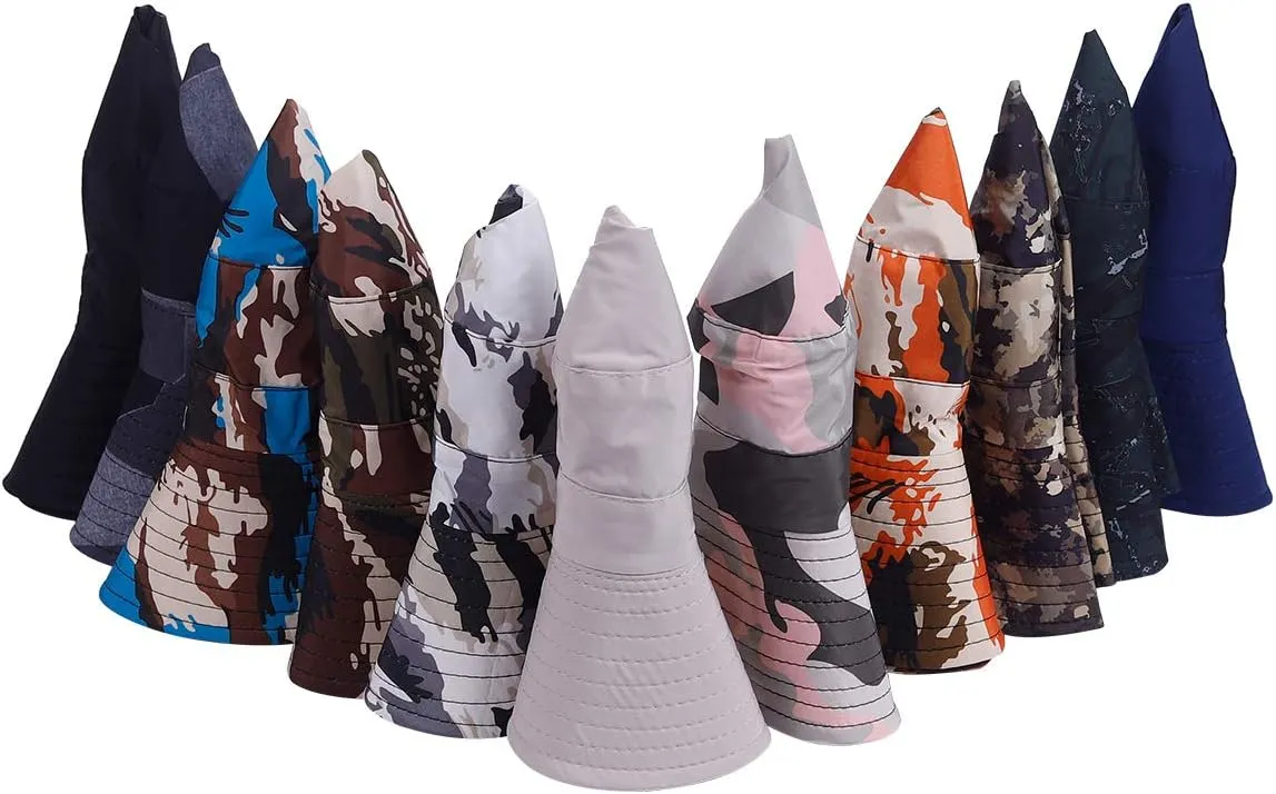 Outdoor Sun Hat, Waterproof Fishing Hat Sun Protection Summer Boonie for Man and Women Foldable Bucket Hat for Hiking