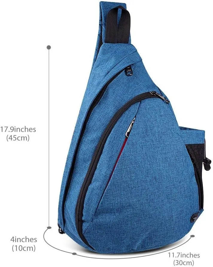 OutdoorMaster Sling Bag, Hiking Daypack, Crossbody Shoulder Chest Urban Outdoor Travel Backpack for Women & Men