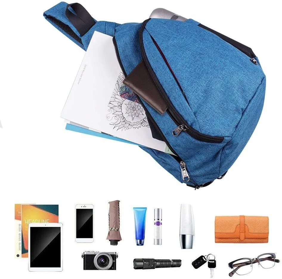 OutdoorMaster Sling Bag, Hiking Daypack, Crossbody Shoulder Chest Urban Outdoor Travel Backpack for Women & Men