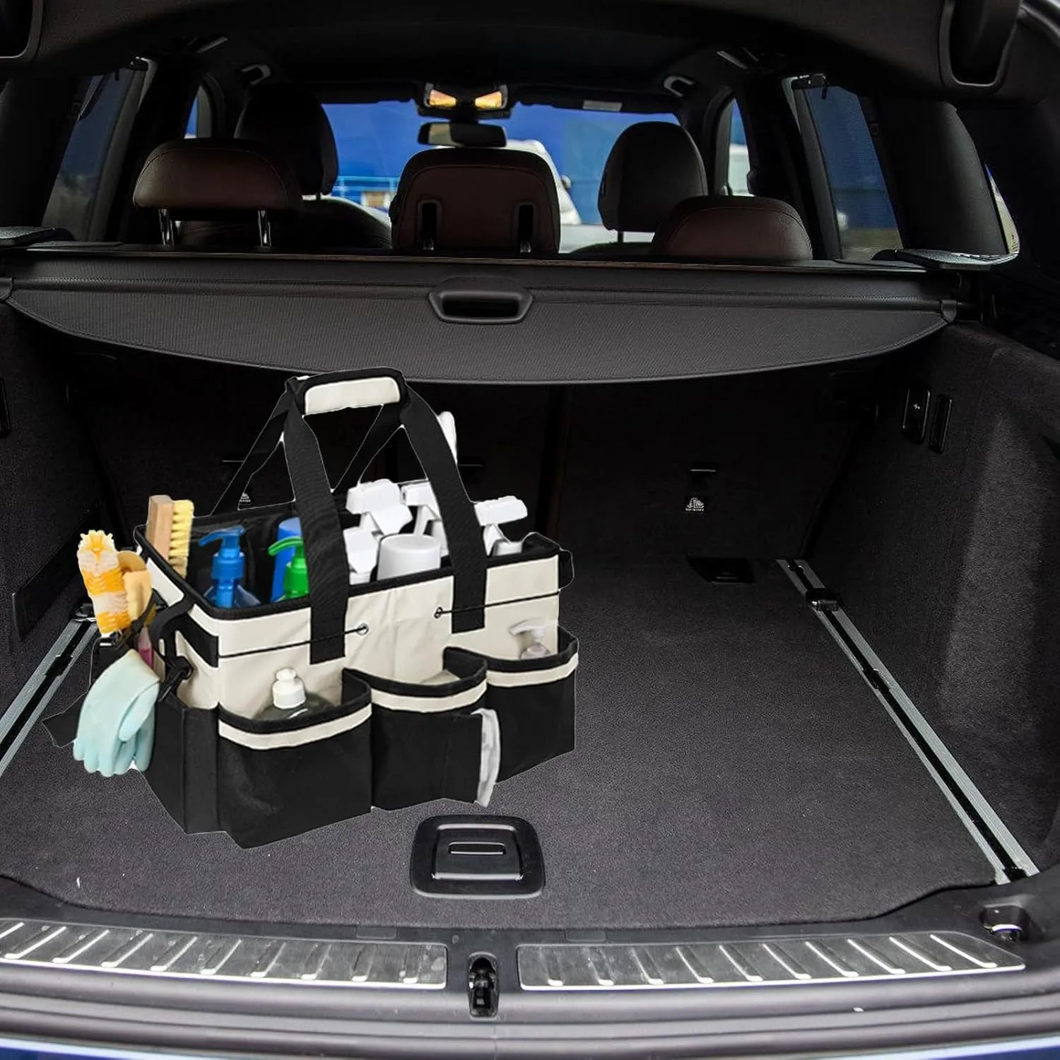 Oxford Fabric Organizers Storage Bag For Home And Car Use With Spacious Compartments
