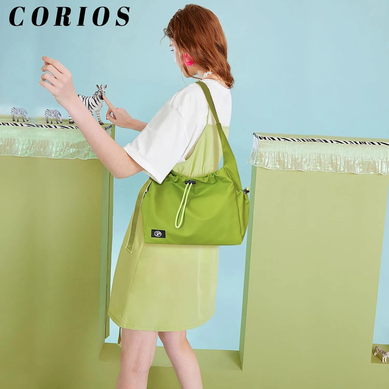 Oxford Handbag Women Waterproof Shoulder Bag Casual Crossbody Bag Lightweight Messenger Bag Top Handle Bag