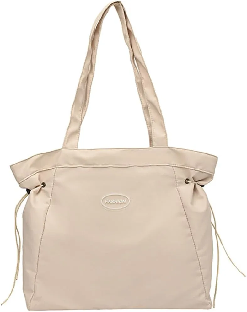 Oxford Tote Bag for Women Side-Cinch Shoulder Bag Casual Multi Pockets Handbag Waterproof Large Top Handle Bag