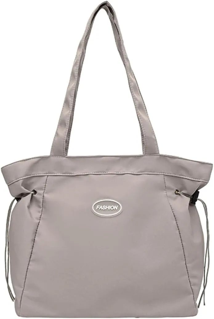Oxford Tote Bag for Women Side-Cinch Shoulder Bag Casual Multi Pockets Handbag Waterproof Large Top Handle Bag