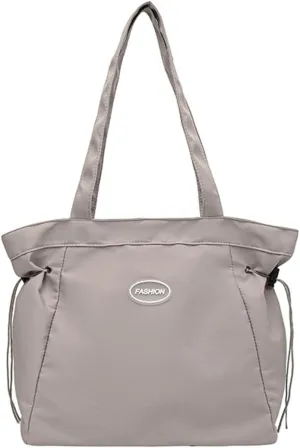 Oxford Tote Bag for Women Side-Cinch Shoulder Bag Casual Multi Pockets Handbag Waterproof Large Top Handle Bag