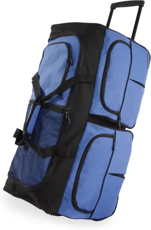 Pacific Coast Signature 30" Large Rolling Duffel Bag, Cobalt, One Size