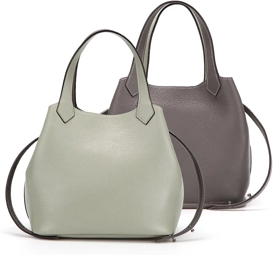 Palla Women's A-Bag Plus (REVERSIBLE) Olivegreen-Mochagray, Small