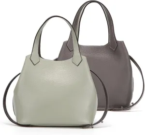 Palla Women's A-Bag Plus (REVERSIBLE) Olivegreen-Mochagray, Small