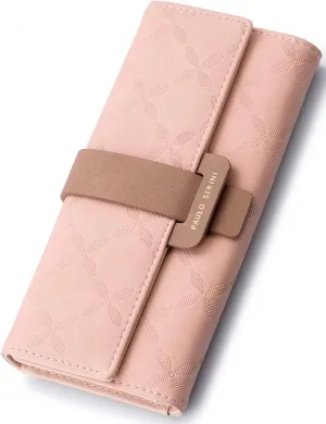 PAULO SERINI® Wallet Women - Womens Wallet with Coin Purse - Card Holder 9 Cards - Wristlet - Vegan Wallets for Women - Birthday Gifts for Women - Billeteras de Mujer - 9 colors
