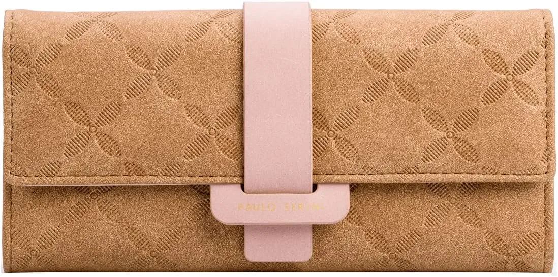 PAULO SERINI® Wallet Women - Womens Wallet with Coin Purse - Card Holder 9 Cards - Wristlet - Vegan Wallets for Women - Birthday Gifts for Women - Billeteras de Mujer - 9 colors