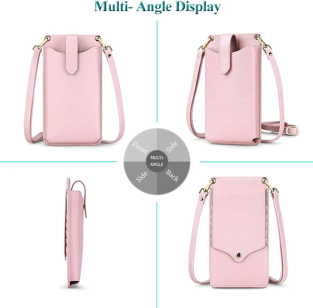 Peacocktion Small Crossbody Cell Phone Purse for Women, Lightweight Mini Small Crossbody Bags for Women with Card Slots