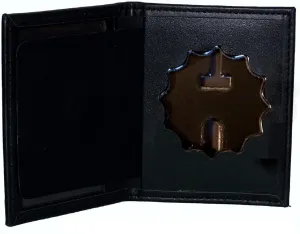 Perfect Fit Dress Leather Badge and ID Case for NY City Lieutenant (Cutout PF27)