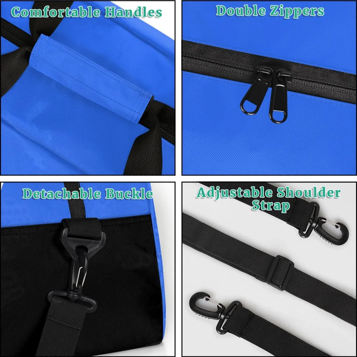 Personalize-Kids-Duffel-Bags With Custom Name Text Carry-On Overnight Travel Gym Lightweight Dance Sports Bags For Girls Boys Kids,Blue 4