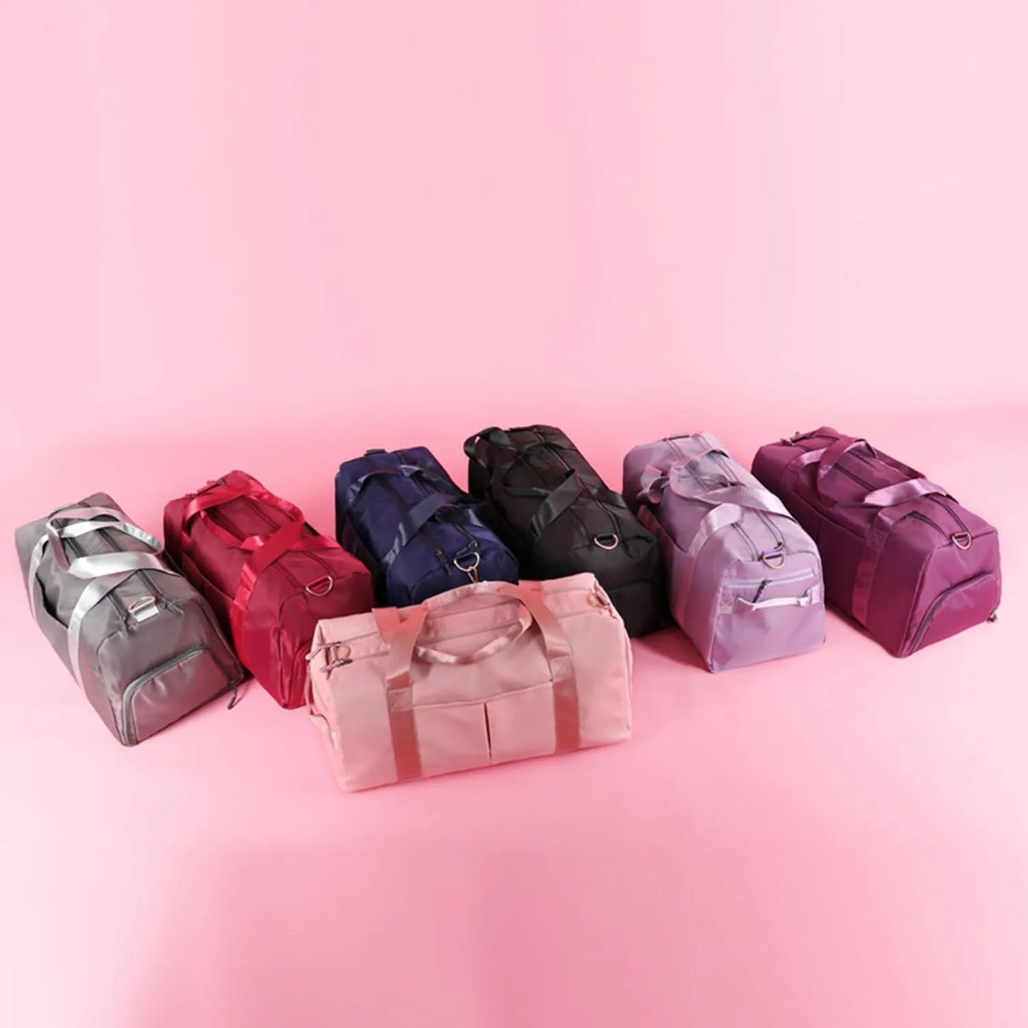 Personalized Duffel Travel Bag Name Custom Sports Gym Bags Customized Dance Bag with Wet Dry Pockets & Shoe Weekender Overnight Bridesmaid Gift