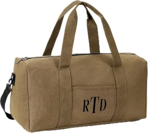 Personalized Travel Duffel Bag - Waterproof and Wear-Resistant,Custom Name Duffle Bag for Men Women,Weekender,Overnight Gym Carry On Bag