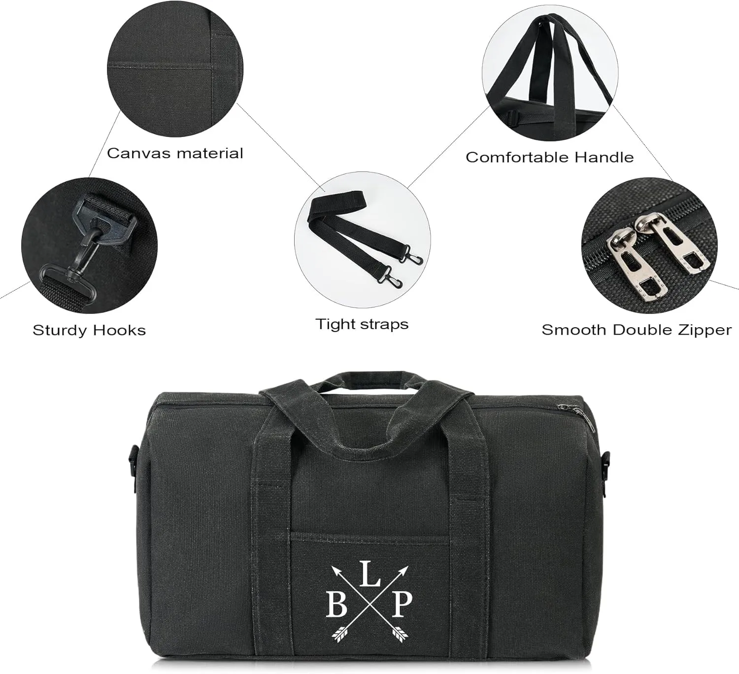 Personalized Travel Duffel Bag - Waterproof and Wear-Resistant,Custom Name Duffle Bag for Men Women,Weekender,Overnight Gym Carry On Bag