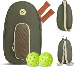 Pickleball Bag for Women Pickleball Backpack Quilted Crossbody Sling Bag Tennis Bag Backpack Pickle Ball Paddle Bag