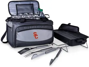 PICNIC TIME NCAA Unisex-Adult NCAA Buccaneer Portable Charcoal Grill & Cooler Tote