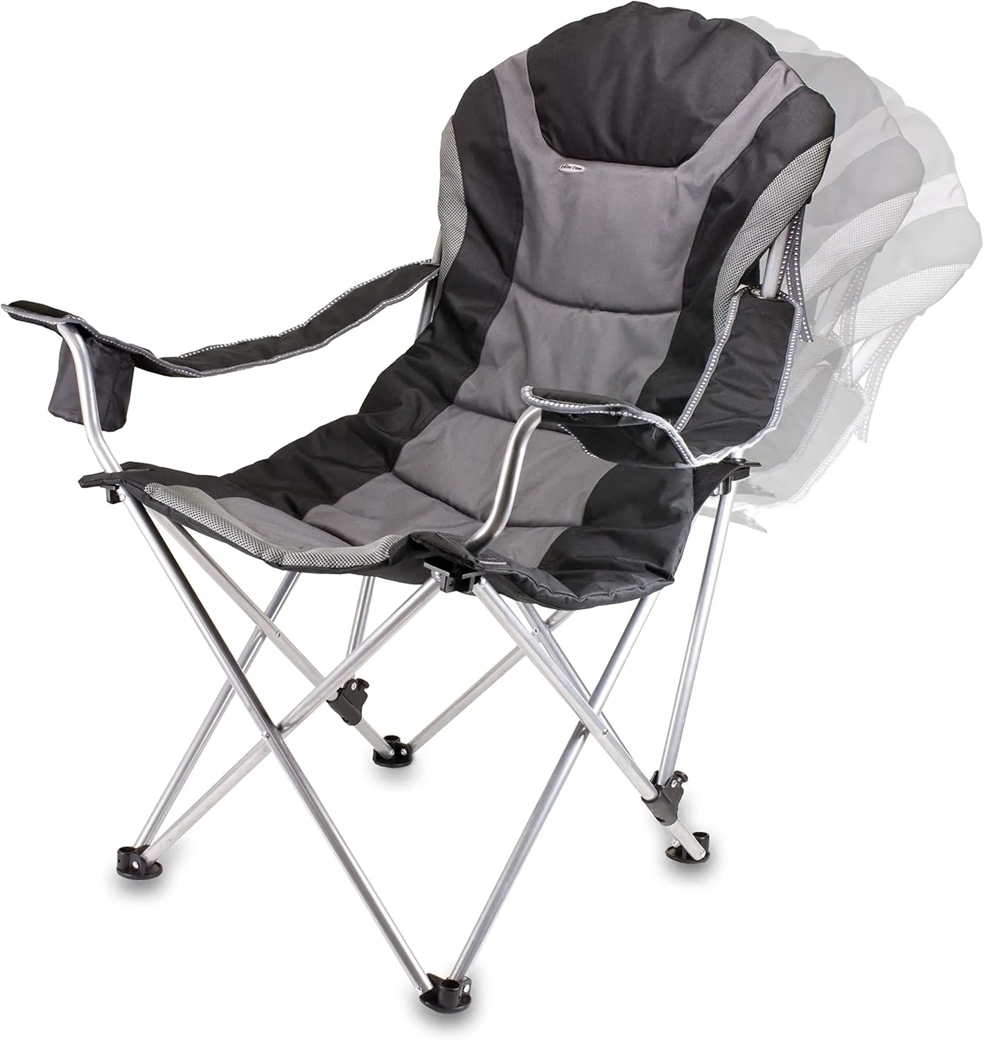 PICNIC TIME NFL Reclining Camp, Beach Adults, Sports Chair with Carry Bag
