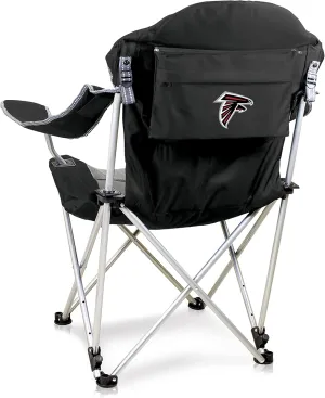 PICNIC TIME NFL Reclining Camp, Beach Adults, Sports Chair with Carry Bag
