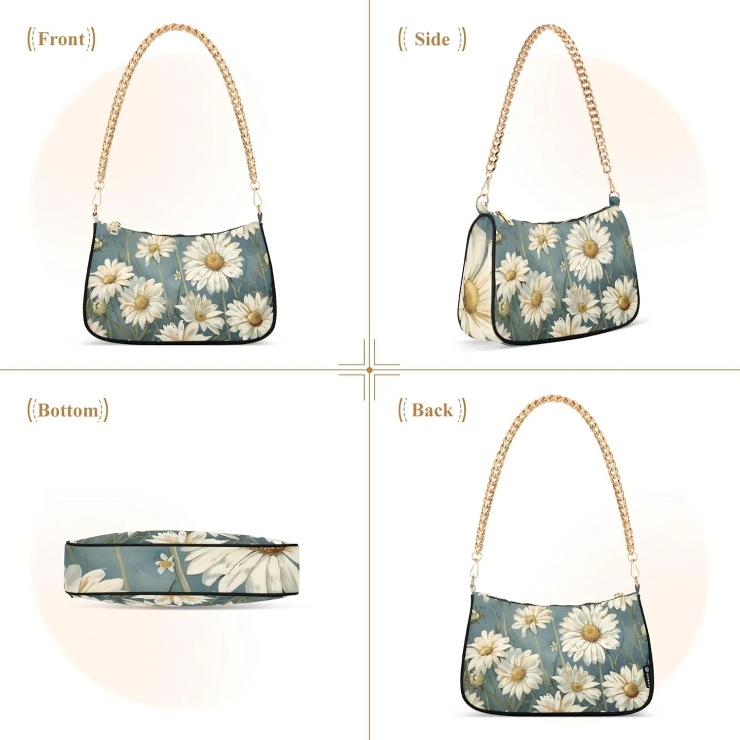 Pink Flamingos Watercolor Beach Phone Wallet Purse Small Hobo Purse Women Small Cute Handbags Cute Shoulder Purse