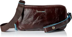 Piquadro Case with Three Dividers, Mahogany, One Size