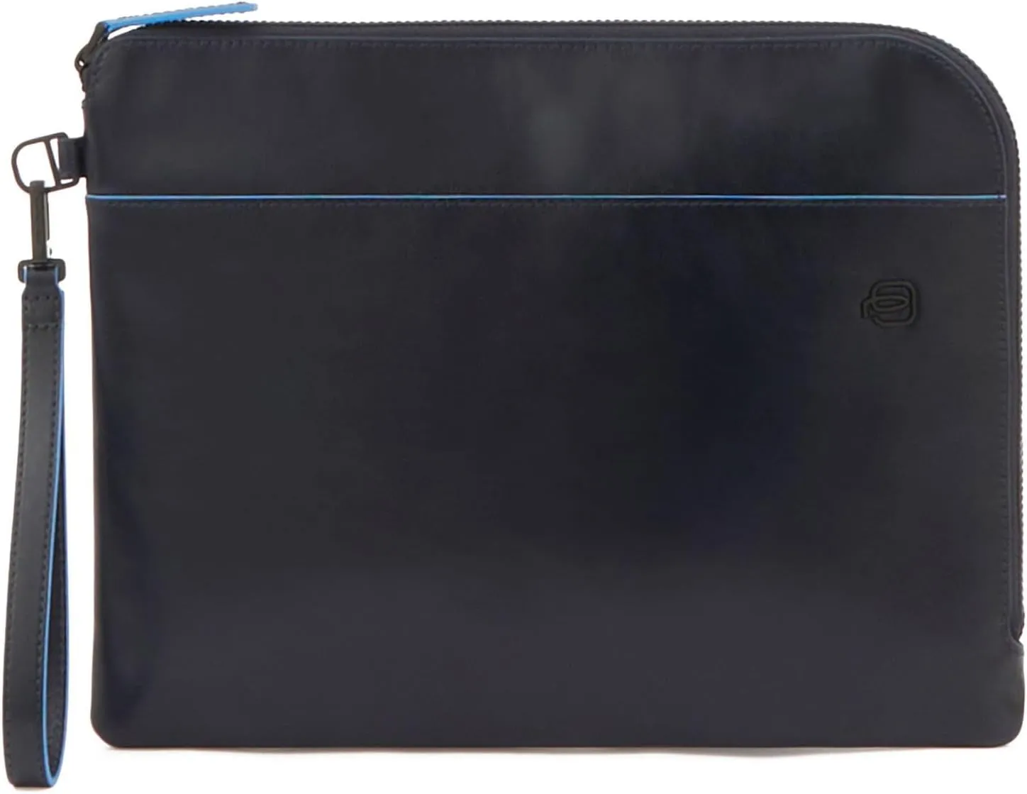 PIQUADRO Medium Zip Around Leather Clutch Bag