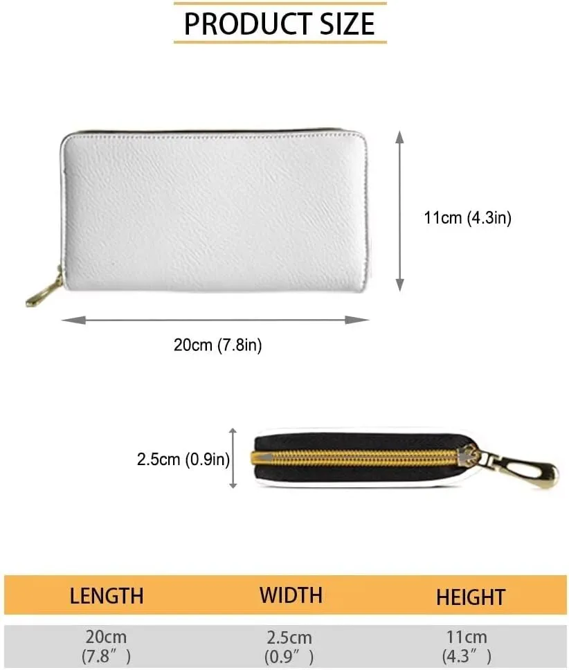 Poceacles American Flag Deer Skull Print Women Wallets, Large Capacity Clutch Purse for Women Wallet Clearance Credit Card Holder Leather Handbag Wallets Ladies Clutch Purse