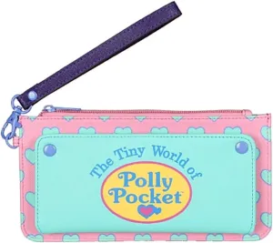 Polly Doll Series Themed Top Zip Women's Hand Purse Clutch Wallet multicolor