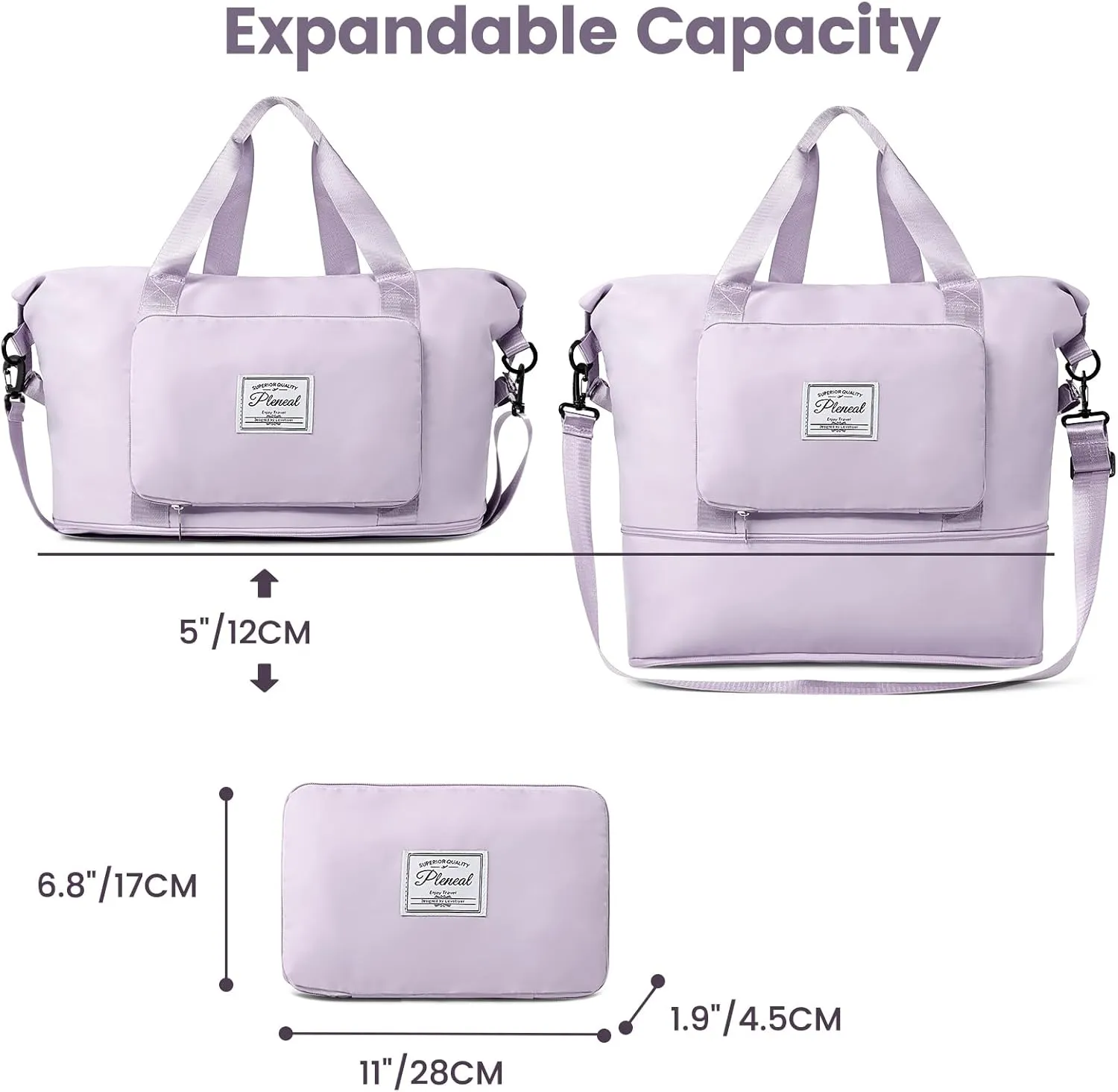 Pool Travel Duffle Bag - Overnight Shoulder Bag for Women, Waterproof Weekender Bag Carry On Tote Bags Sports Tote Gym Bag for Women